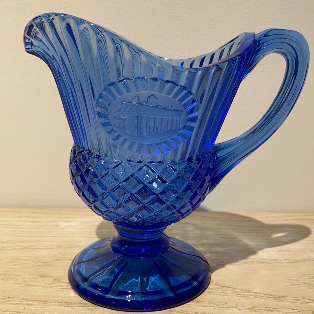 MT Vernon bicentennial vintage creamer blue - Picture 1 of 13